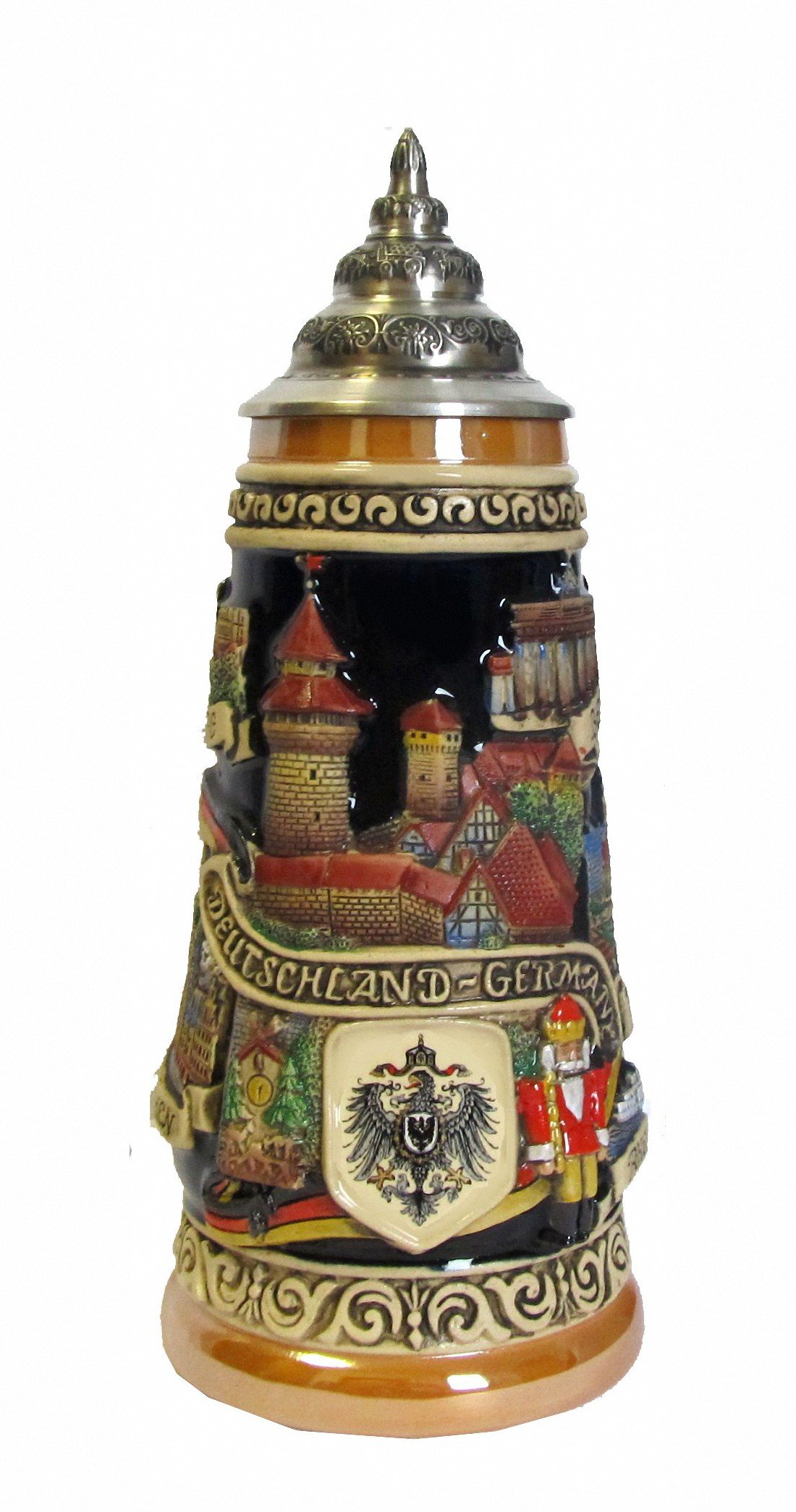 KING Bierkrug Deutschland Seidel 0,5 Liter Bierseidel