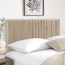 HB-1 Headboards for Beds – Manhattan 24'' Divan Bed Headboard – Headboards for Divan Beds, Bedroom & Hotel Furniture, Elegant Soft Plush Fabric Head Board