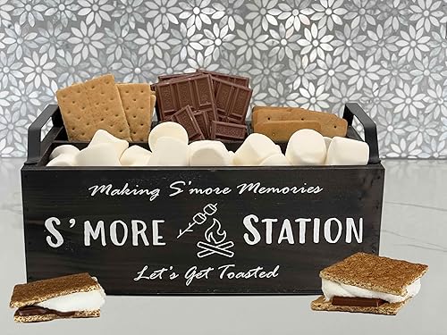 Miniatura 6 de Estación S'Mores, regalos para hoguera, estación de carrito, regalo de Smores, estación de fiesta, kit de película, kit de organización, decoración
