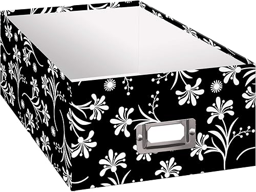 Miniatura 3 de Pioneer Photo Albums B-1BW Photo Storage Box, Ruby Design Diseño de rubí,Diseño floral,Diseño compartido de Chalkboad,Diseño de felicidad de