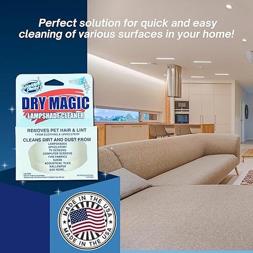 Miniatura 5 de Sparkle Plenty Dry Magic Limpiador de pantalla – Herramienta de eliminación de pelo de mascotas para ropa y tapicería – Herramienta de limpieza de