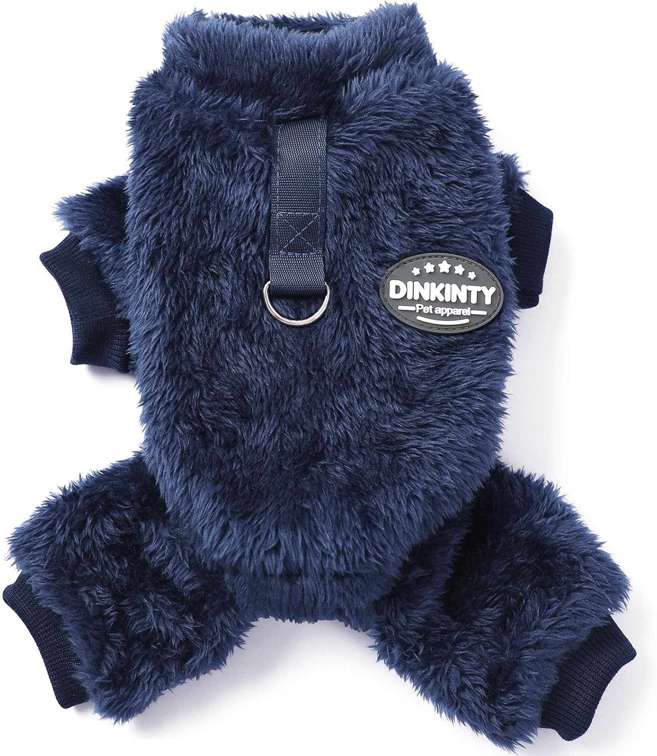 Dog Sweater for Small Dogs Fleece Dog Pjs Winter Warm Puppy Sweater Thermal Soft Stretchy Doggie XXS Doggie Clothes Outfits Cat Apparel (Navy Blue, XX-Small)