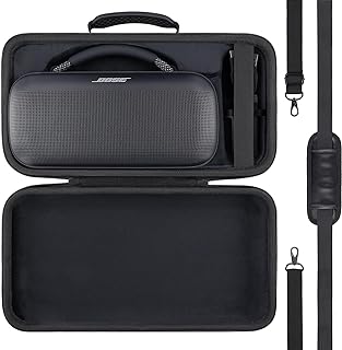 for Bose SoundLink Max Portable Speaker Hard Travel Case, Black