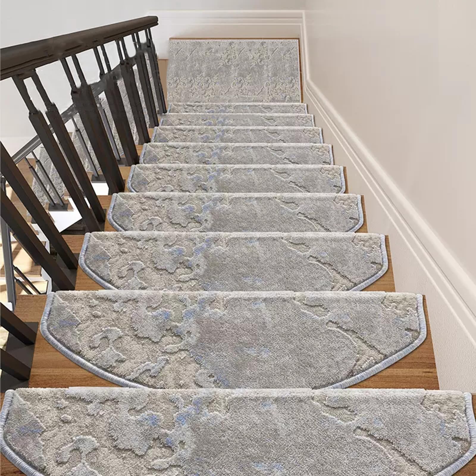 Alfombra para escalones interiores antideslizante ideal para la seguridad de niños y perros