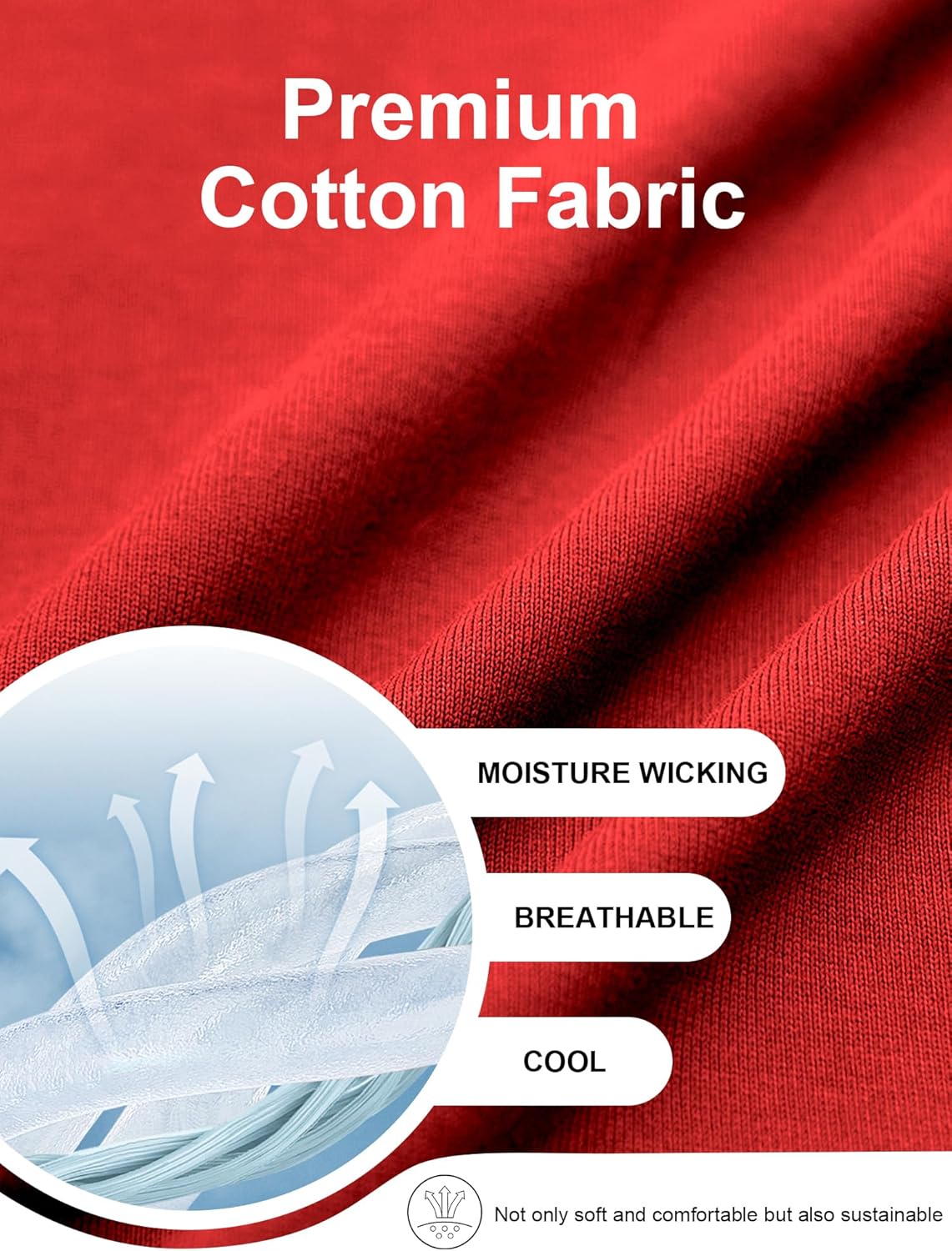 Women's Pajama Sets 100% Cotton Short Sleeve Pullover Top & Capri Pants Soft Summer Sleepwear Lounge Set - Image 6