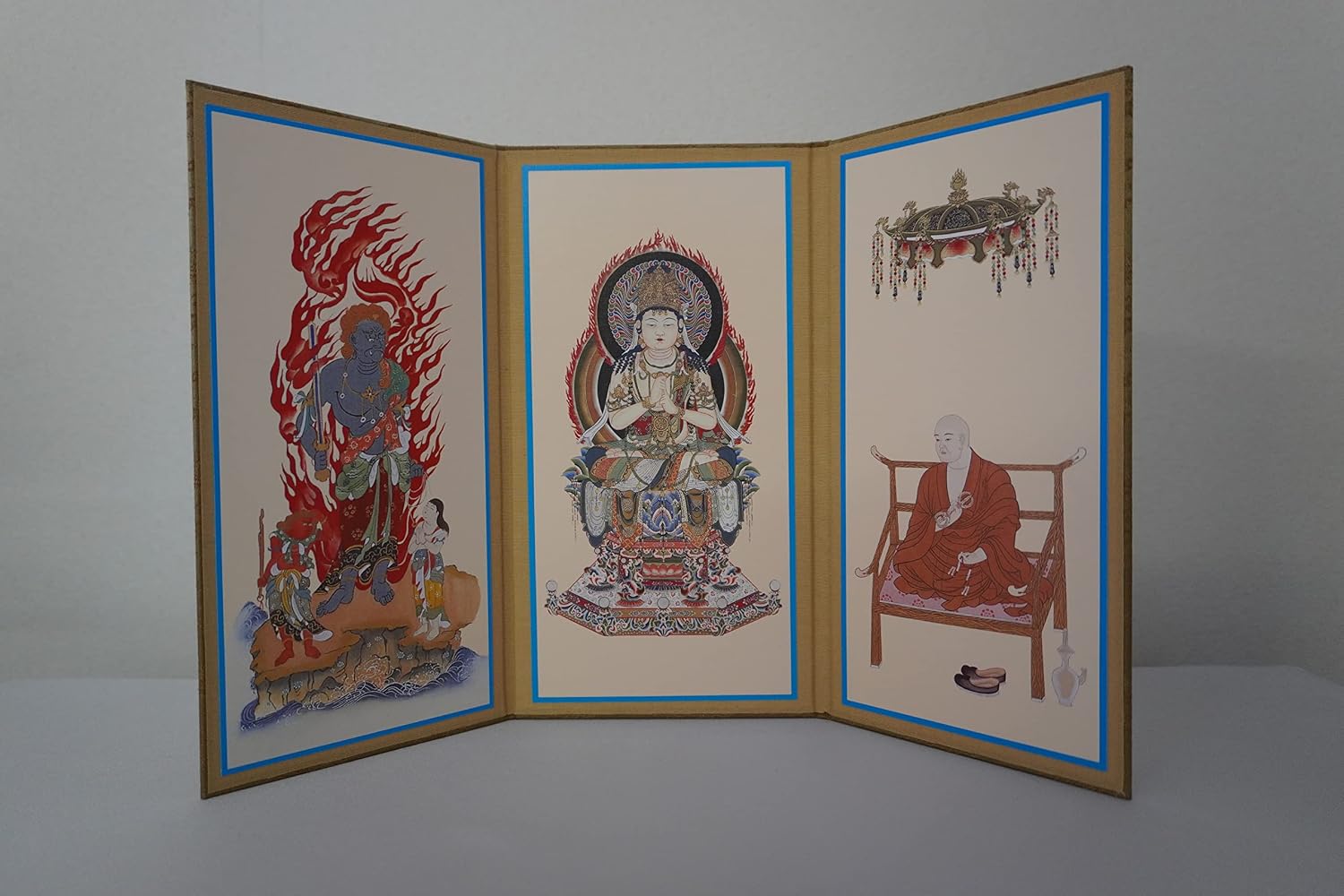Three fold Folding Folding Screen (Small) Shingon Sect