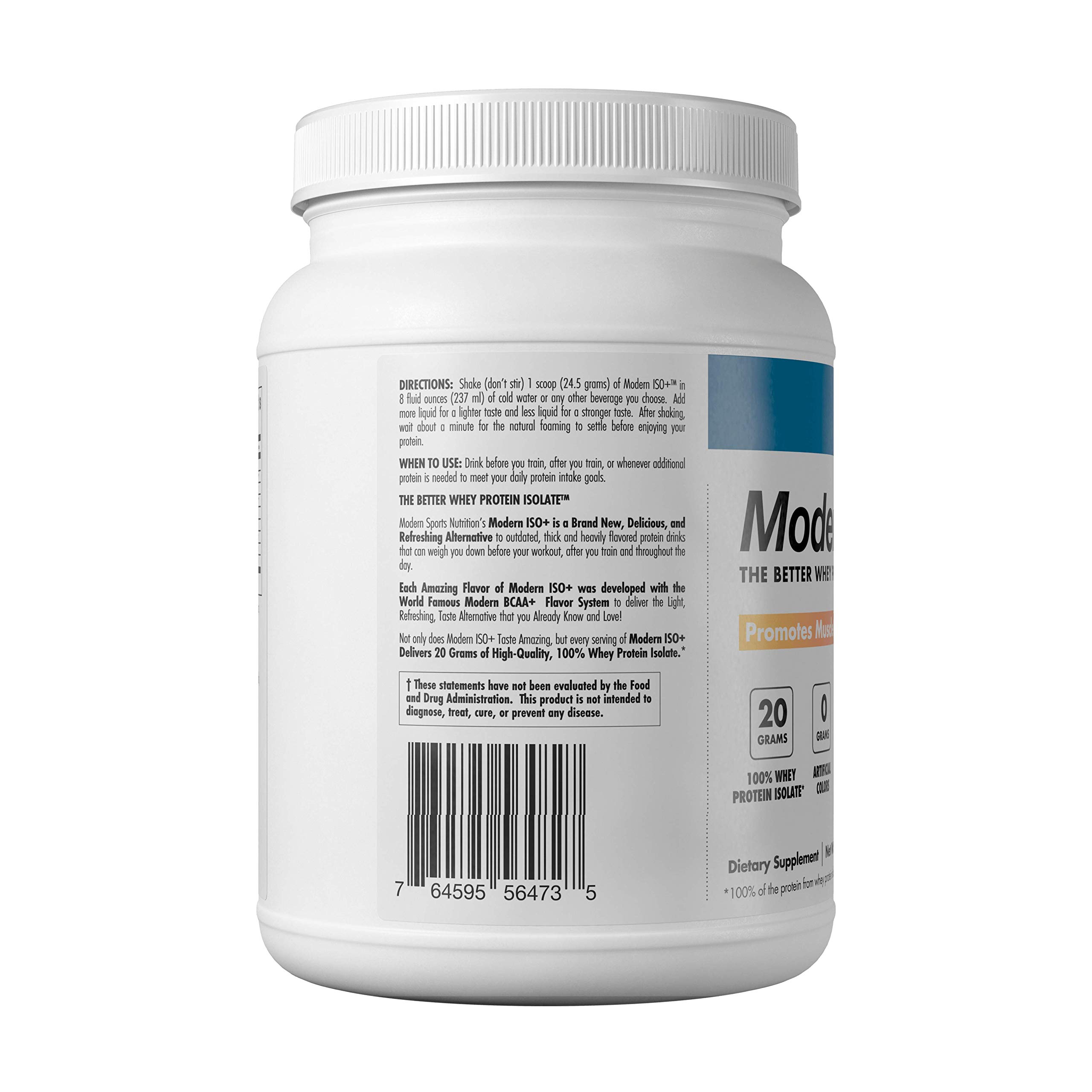 Modern ISO+ Clear Whey Protein Isolate Fruit Punch 20g of Protein