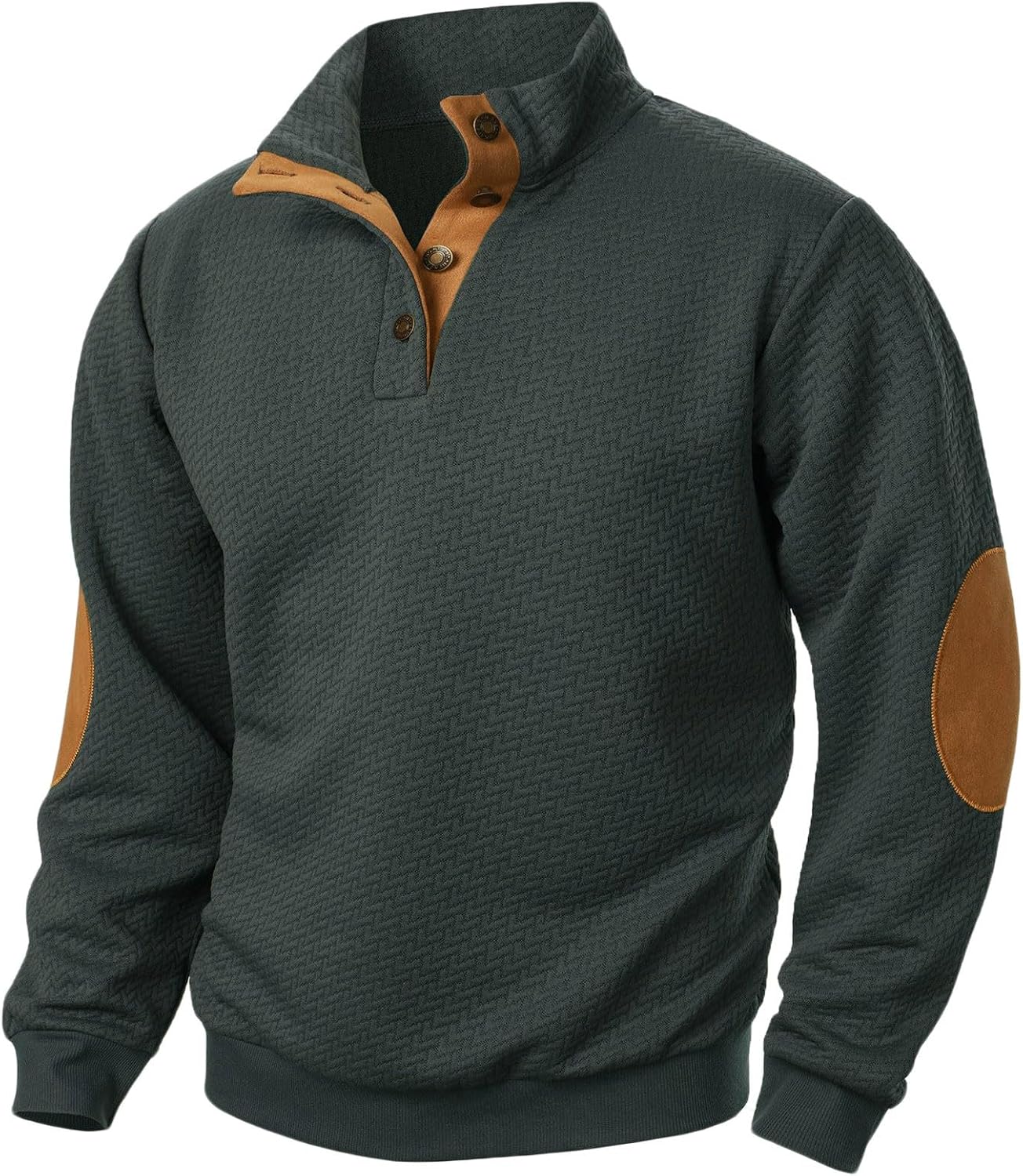 Men’s Casual Button-Down Shirts Long Sleeve Vintage...