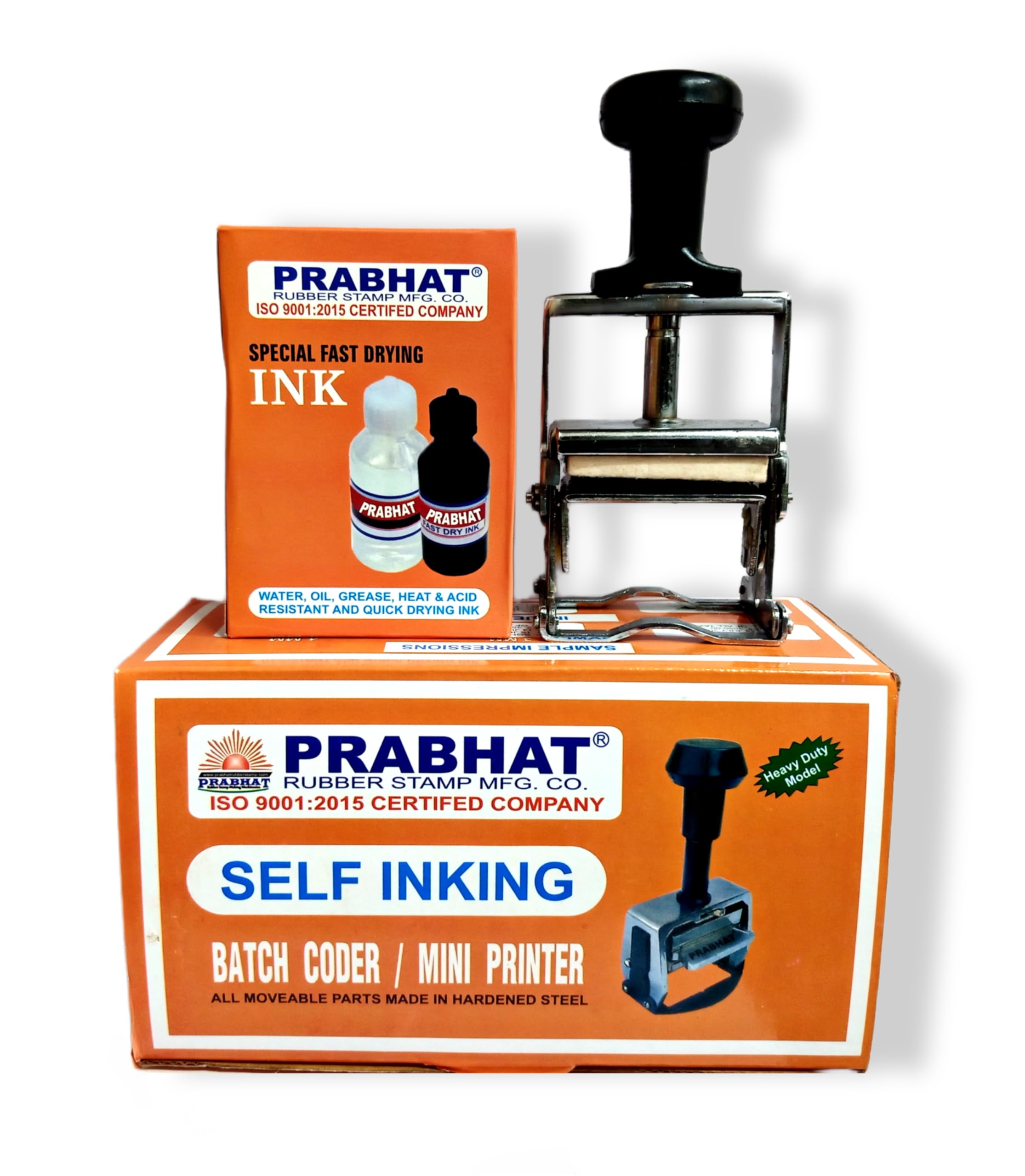 Prabhat Self Inking Batch Coding Machine/Mini Printer Letter Size, 3mm 4 Lines Grooved 60x30mm (B0B2K11Q7J) Amazon Price History, Amazon Price Tracker