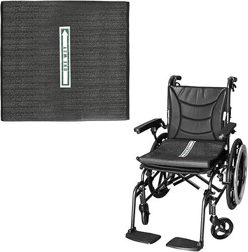 Vista 7 de Cojín de asiento de soporte de transferencia unidireccional con asas, almohadilla antideslizante para prevención de caídas para ancianos o Azul