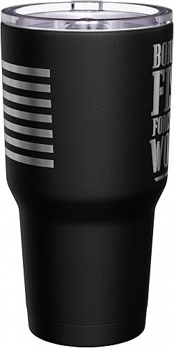 Vista 405 de We The People Holsters - Vaso térmico de 30 onzas, Únete o Muere, Negro