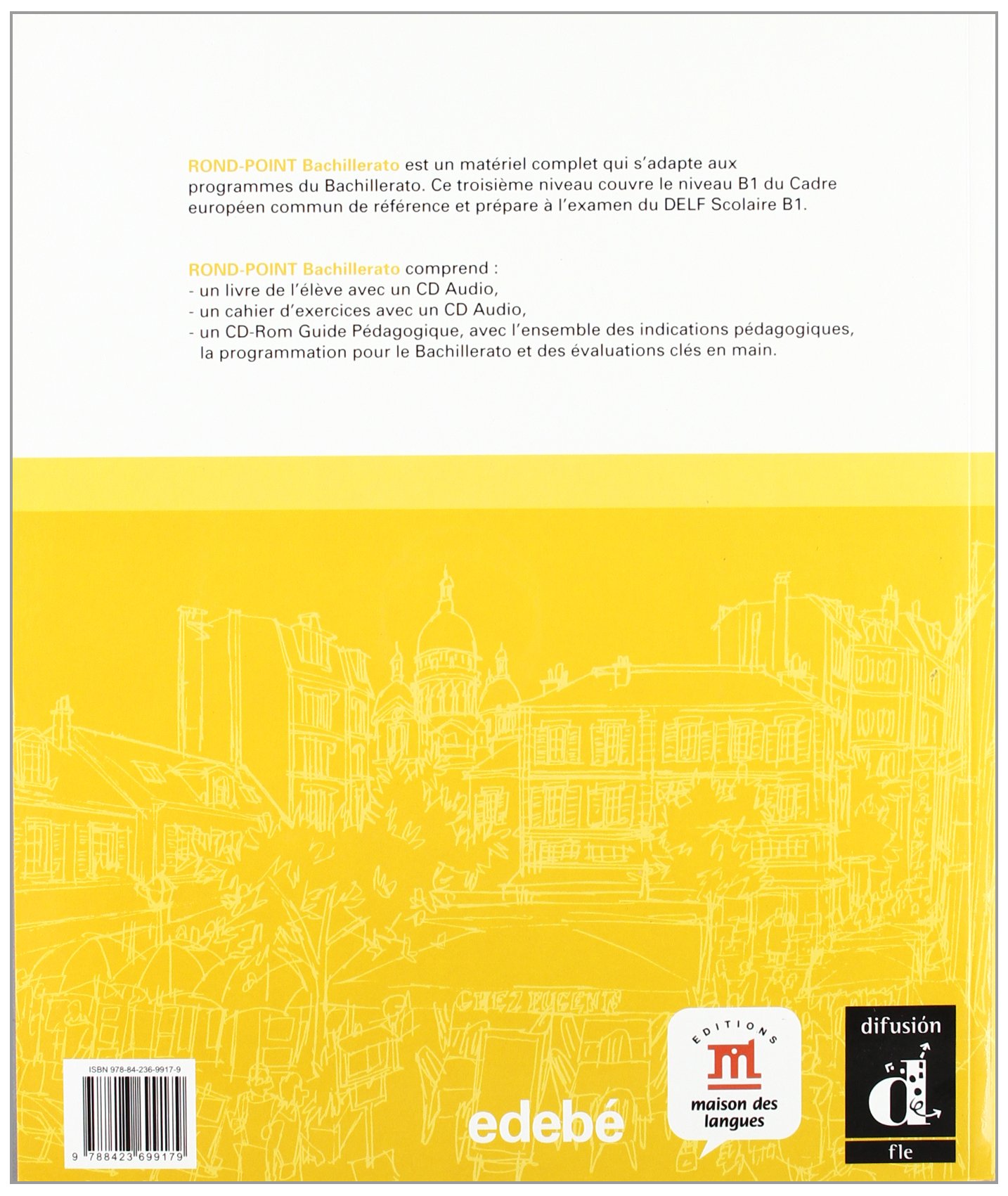 Rond-point Bachillerato B1+CD Livre de l’élève (Texto Frances (dif-Edebe)) - 9788423699179