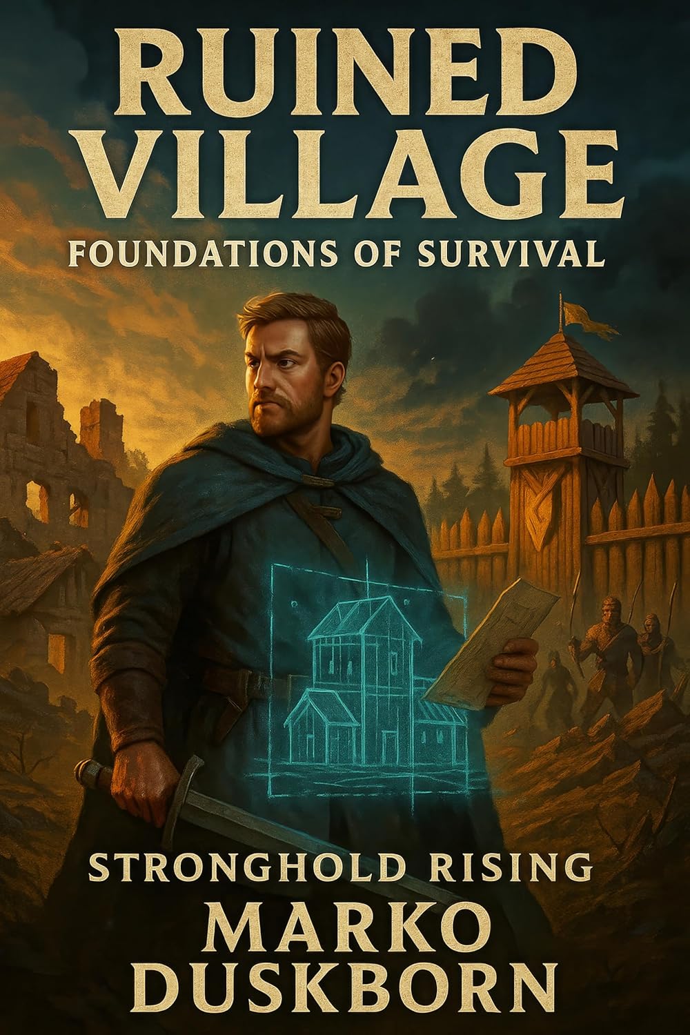 Ruined Village: Foundations of Survival: From Ruins to Stronghold – A LitRPG Base-Building Survival Where Every Choice Shapes the Fate of Greenreach (Stronghold Rising Book 1)