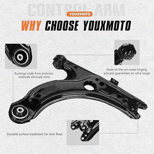 Miniatura 4 de Kits de suspensión de brazos de control inferiores delanteros para Volkswagen Beetle 2001-2010, para golf 2003-2006, para Jetta 2001-2005, juego de