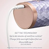 Vista 4 de Conair Unbound Cordless Auto Curler - Rechargeable Auto Curler For Curls or Waves