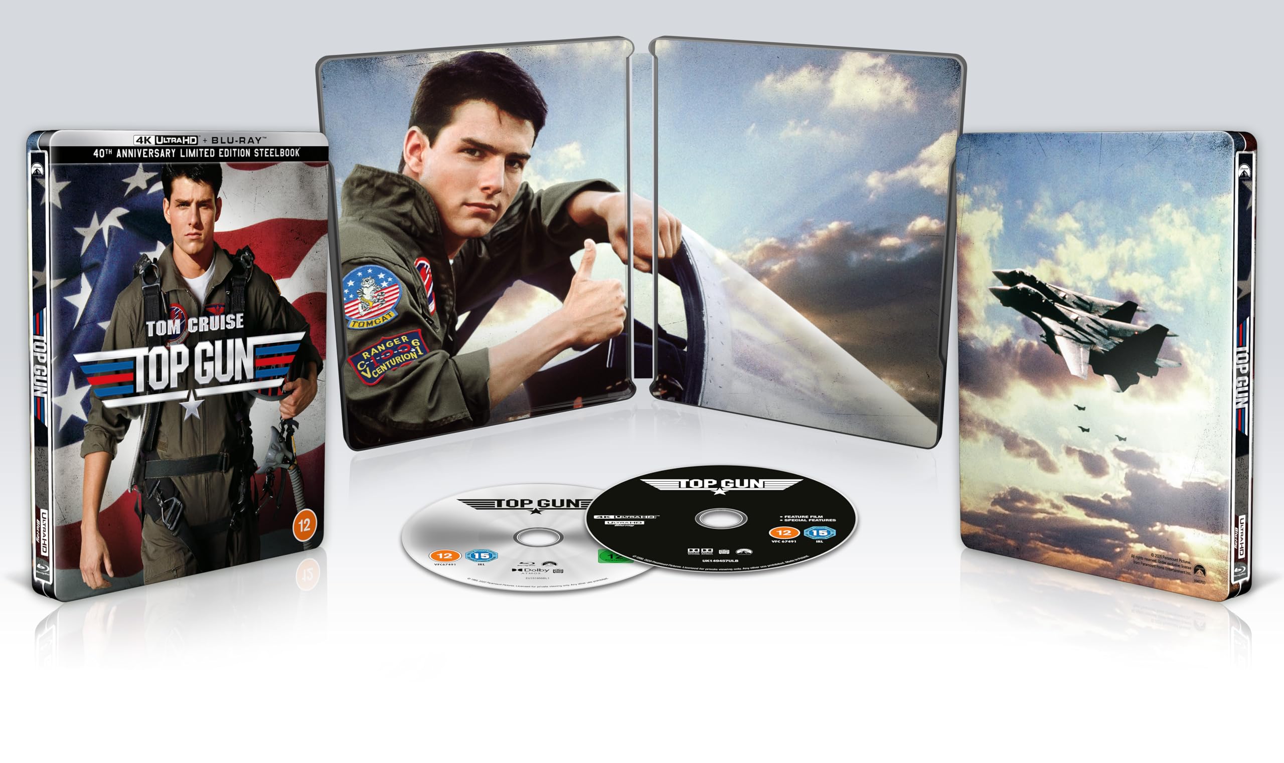 Top Gun 40th Anniversary SteelBook [Blu-ray] [Region A]
