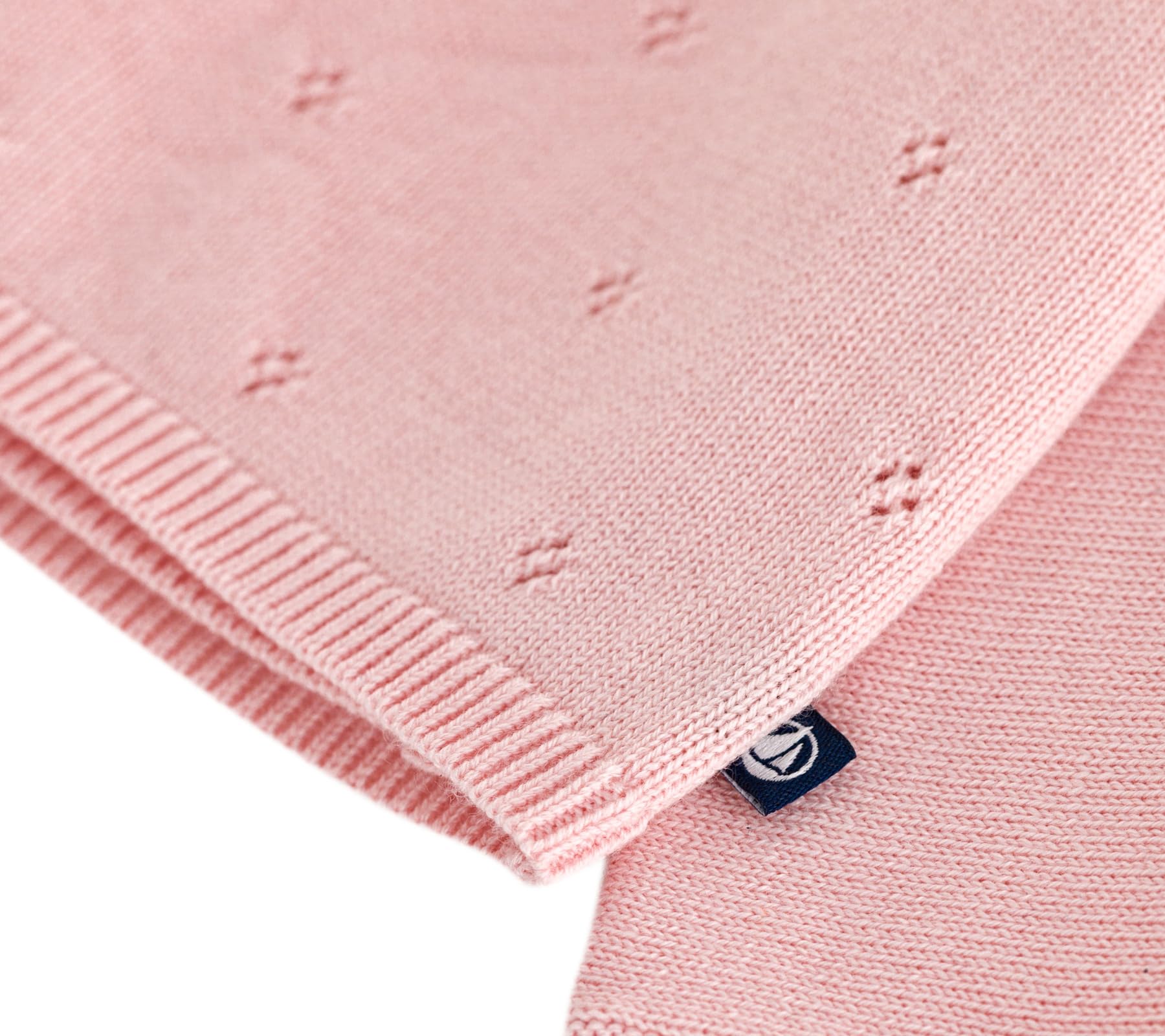Petit Bateau Reggiseno per Bebè con Cuore Traforato, in Lana e Cotone