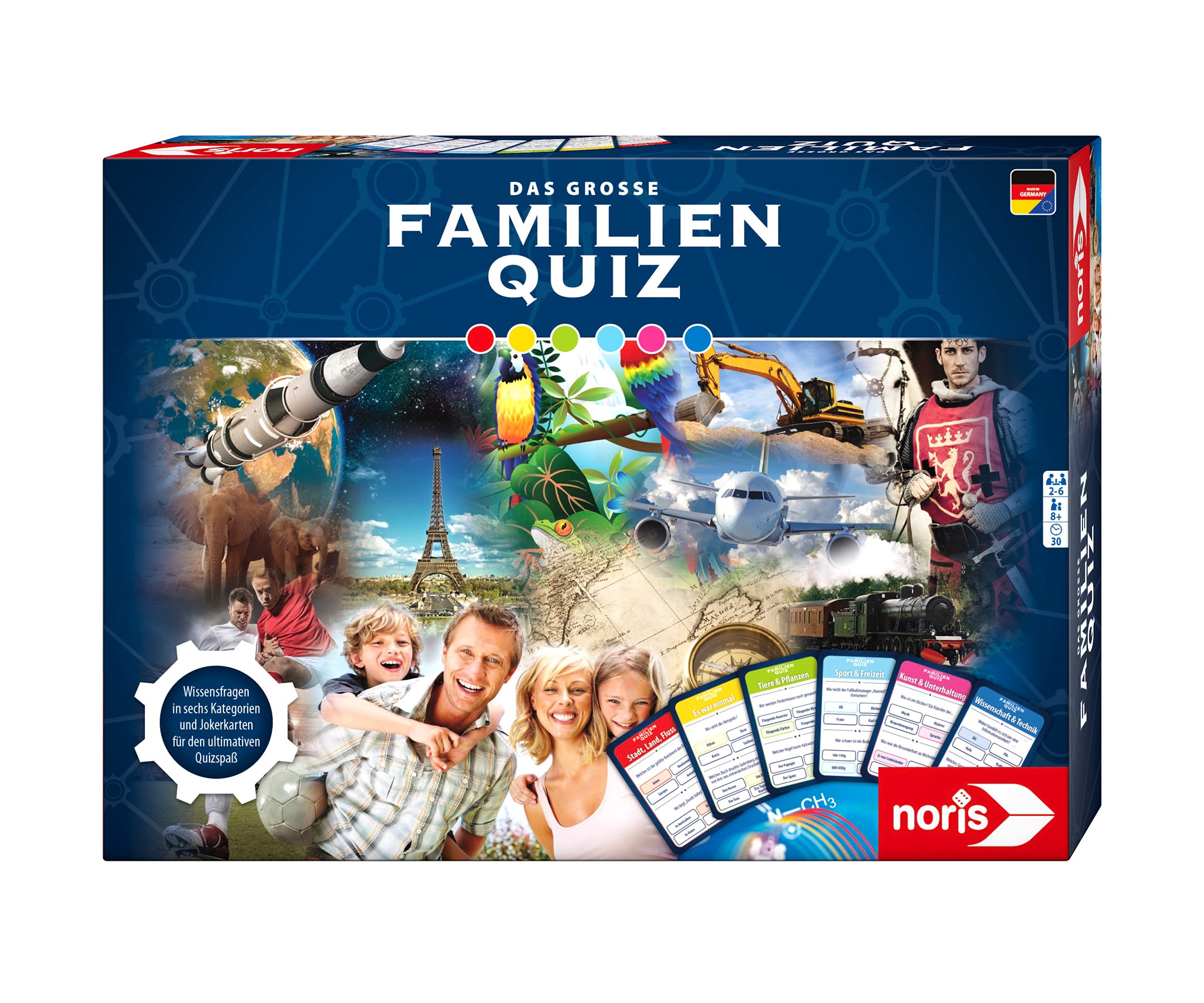 NorisFamily Quiz Game (Multi-Colour)