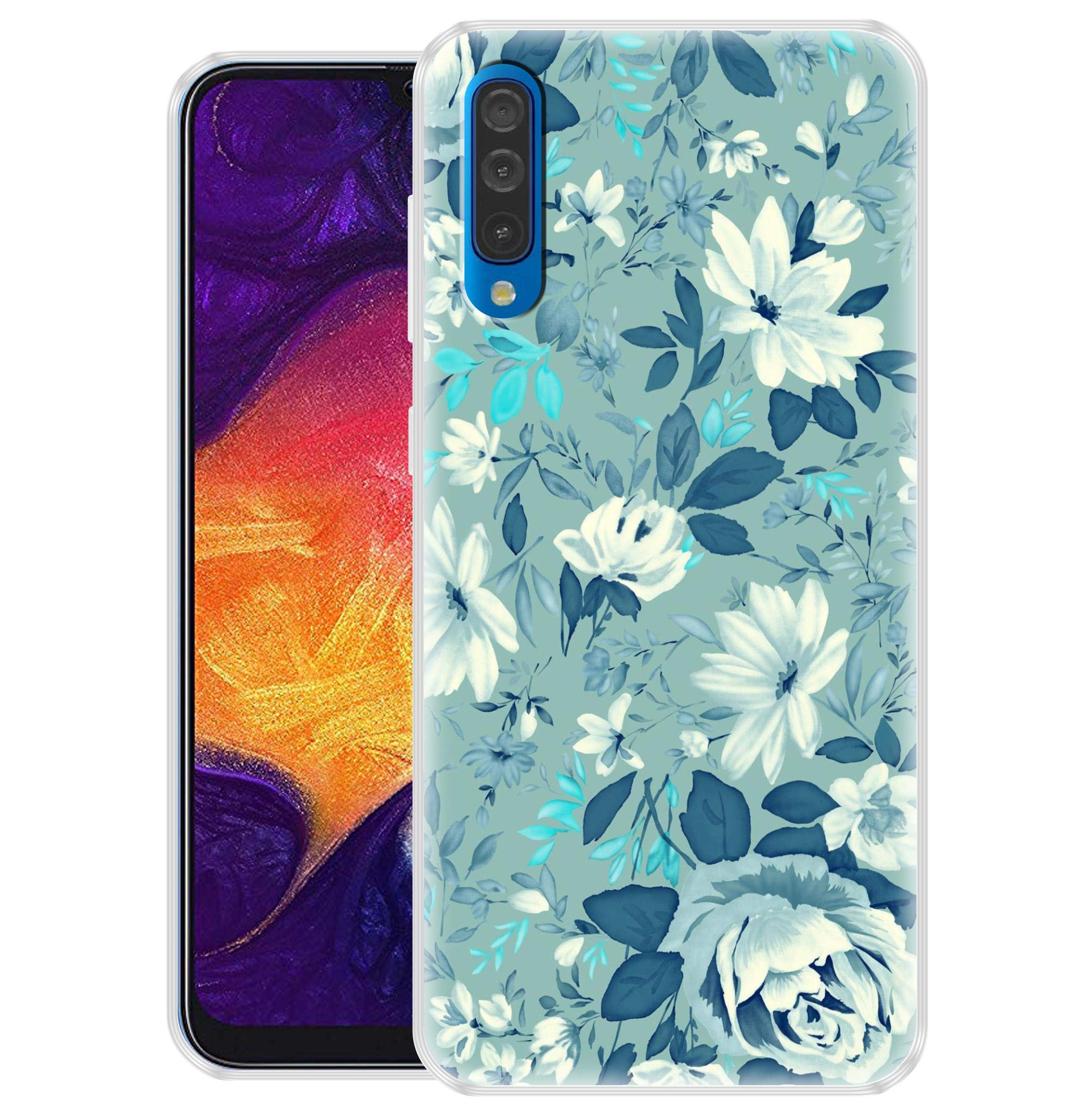 Fashionury Silicone White Floral Pattern Designer Printed Back Cover for Samsung Galaxy A50 Back Cover (B07PJQ9MQ3) Amazon Price History, Amazon Price Tracker