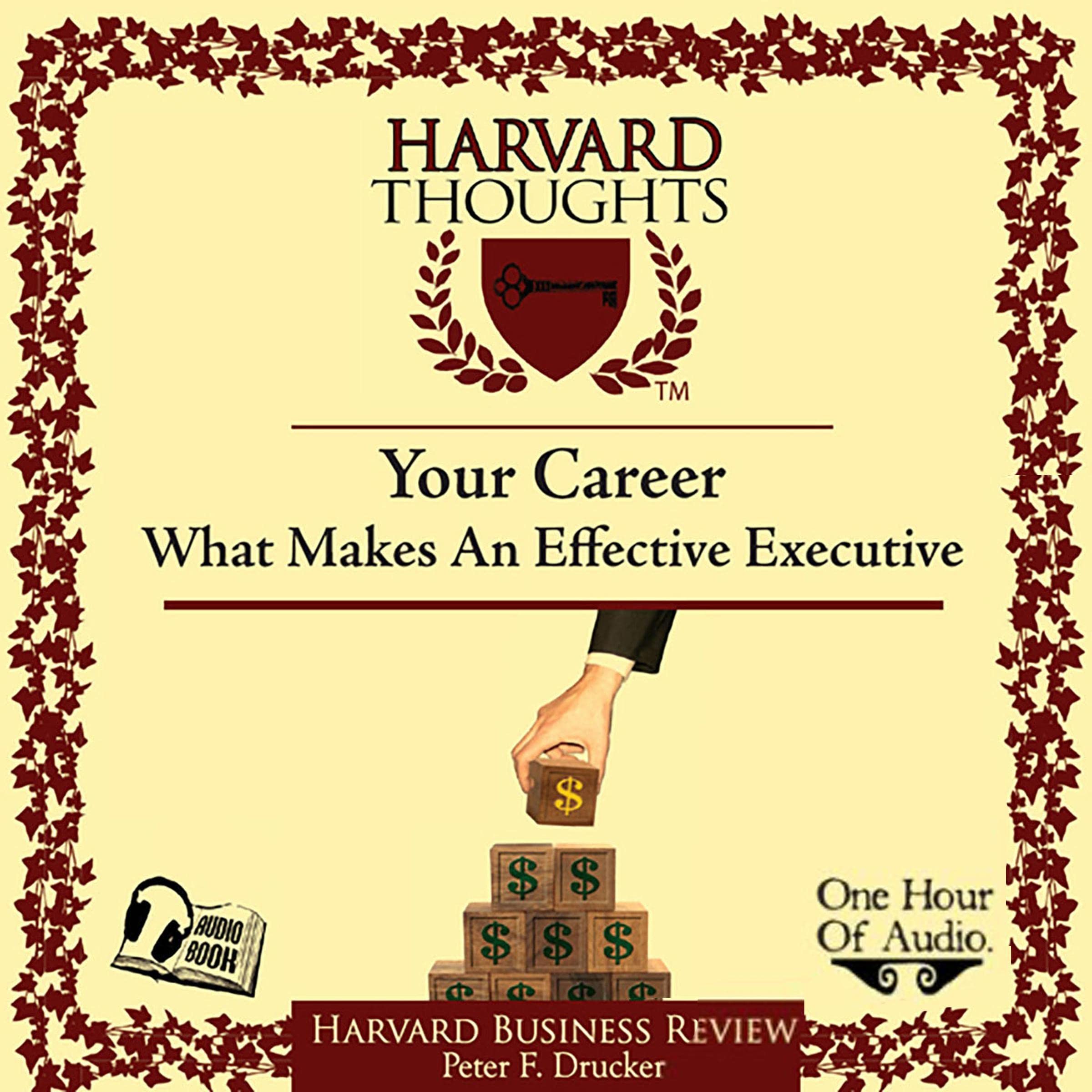 Cover art for What Makes an Effective Executive