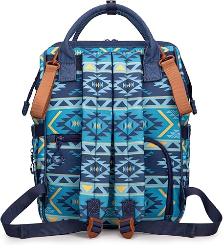 Miniatura 4 de Montana West Wrangler Callie - Mochila para pañales con funda para chupete, bolsa cruzada para botella y correas para cochecito de bebé, diseño