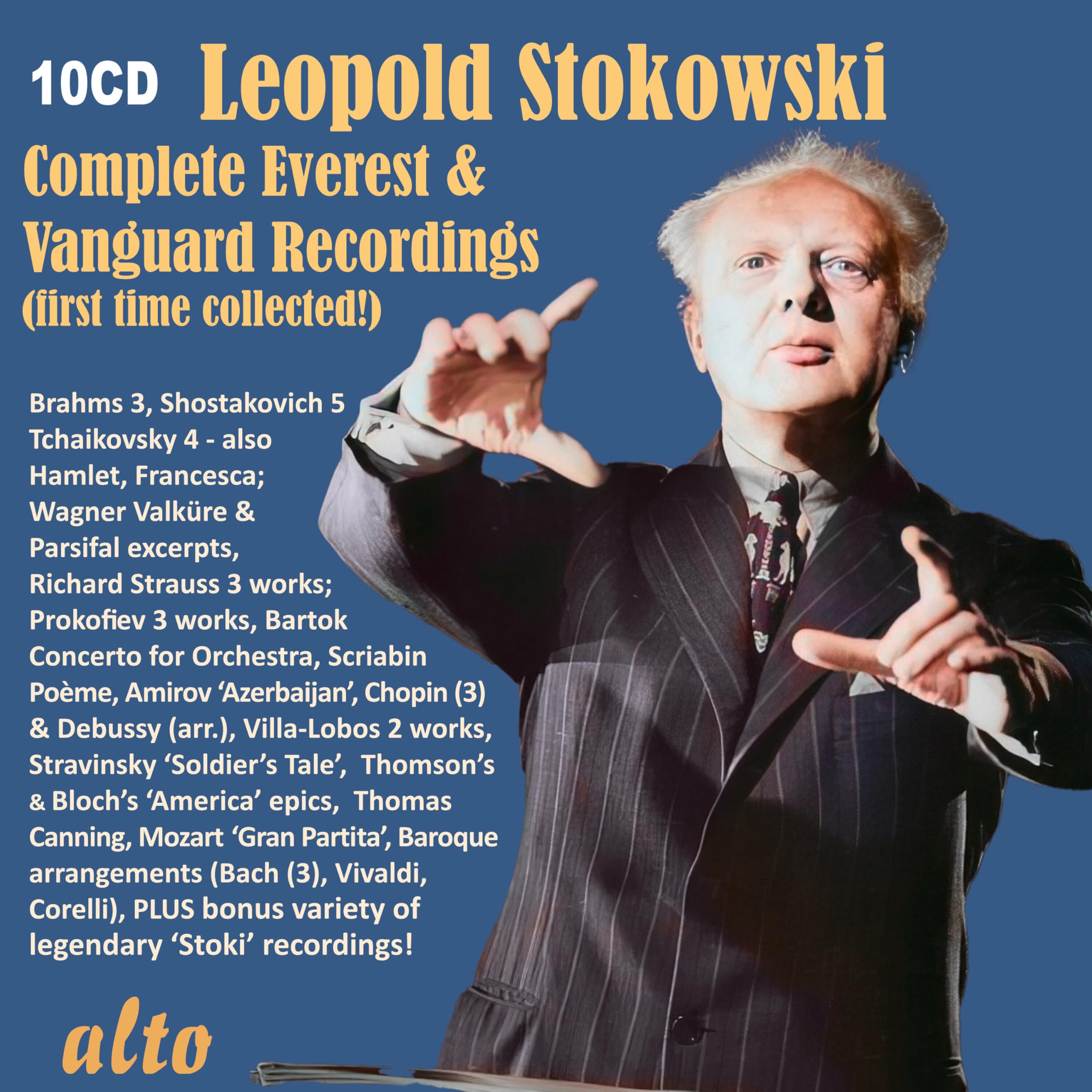 Leopold Stokowski : Intégrale des enregistrements Everest & Vanguard Masters.