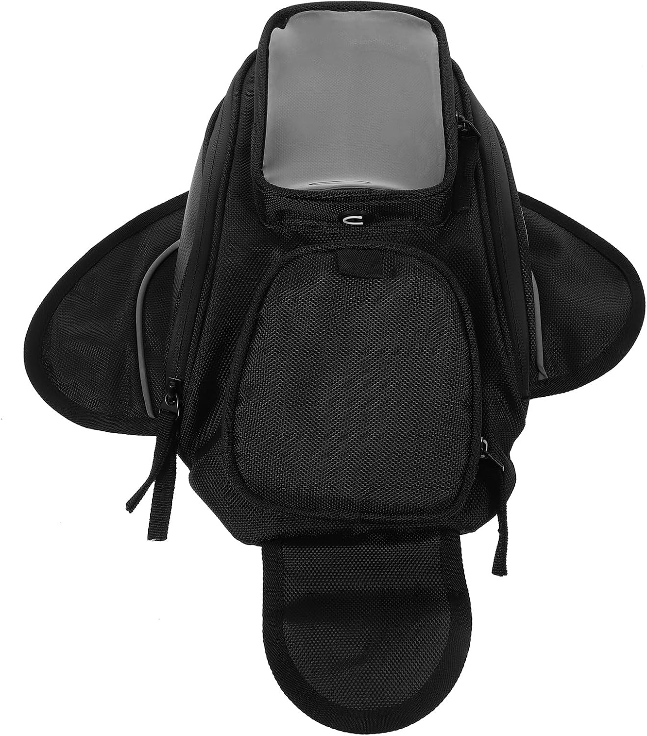Motorcycle Magnetic Tank Bag Headphone Port Waterproof Riding Luggage Bag Portable Storage for Men’s Motorbike Navigation Accessories
