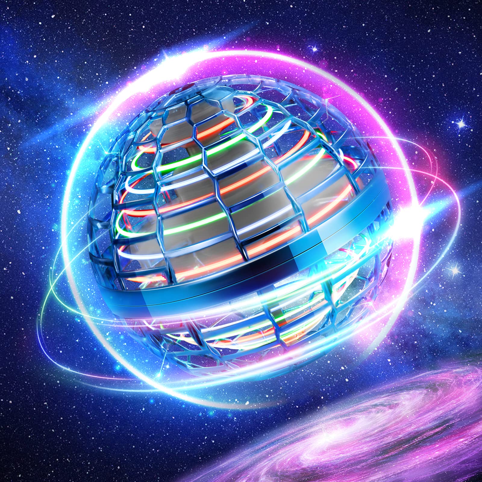 Flying Orb 2021 Rechargeable Cool Flying Nebula Orb Toy Hover
