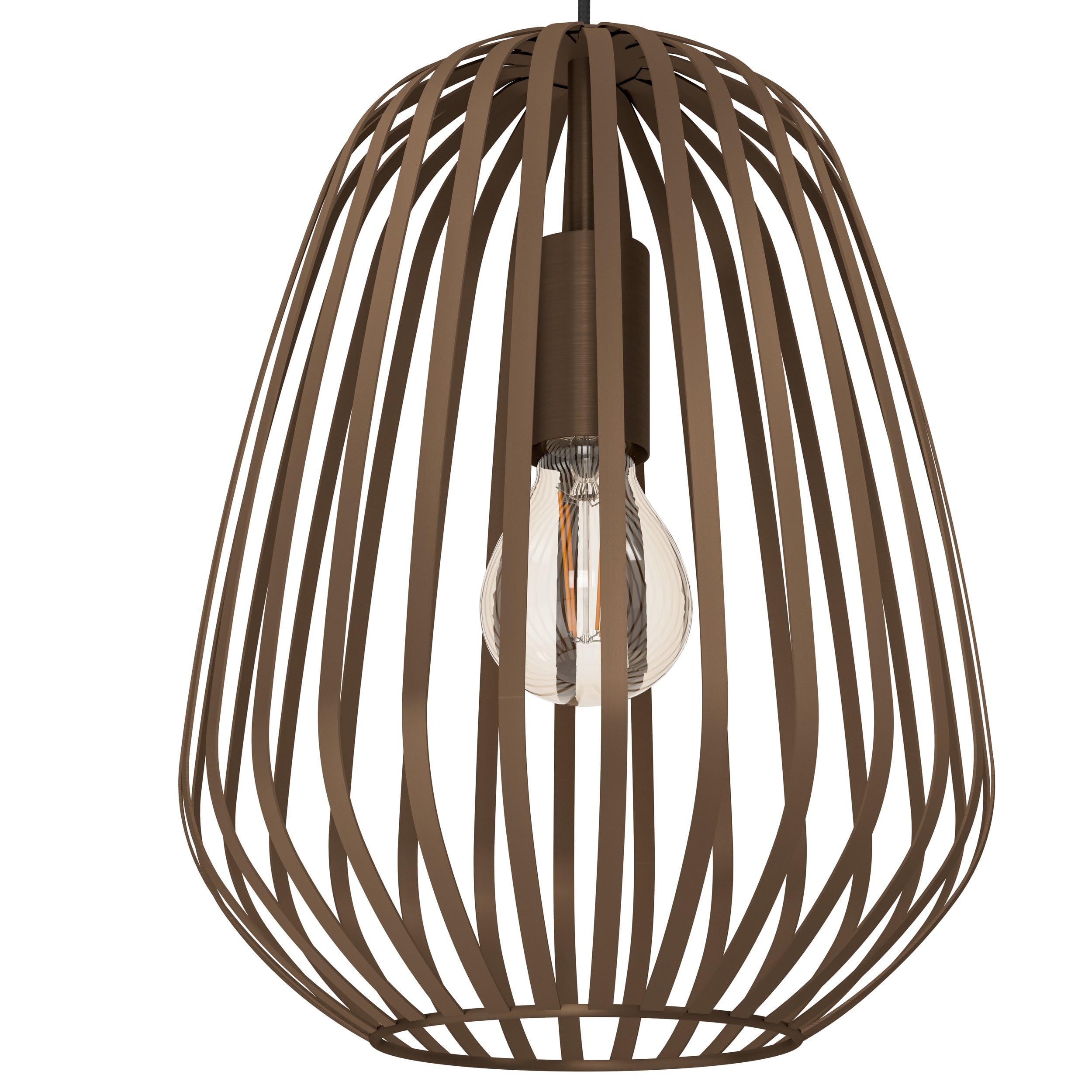 Eglo Lampada a sospensione Perpigo, lampada a 5 luci, lampada a sospensione in acciaio nero, lampada da tavolo da pranzo, lampada da soggiorno con attacco GU10, 55,5 cm