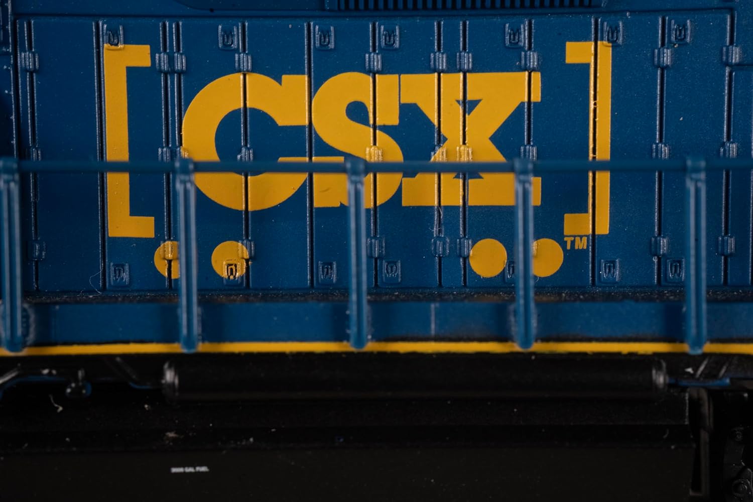 Bachmann Med Gp-40 Locomotive With Operating Headlight - SC® #4451 - Ham N Scale Diesel Locomotive, Prototypical Blue