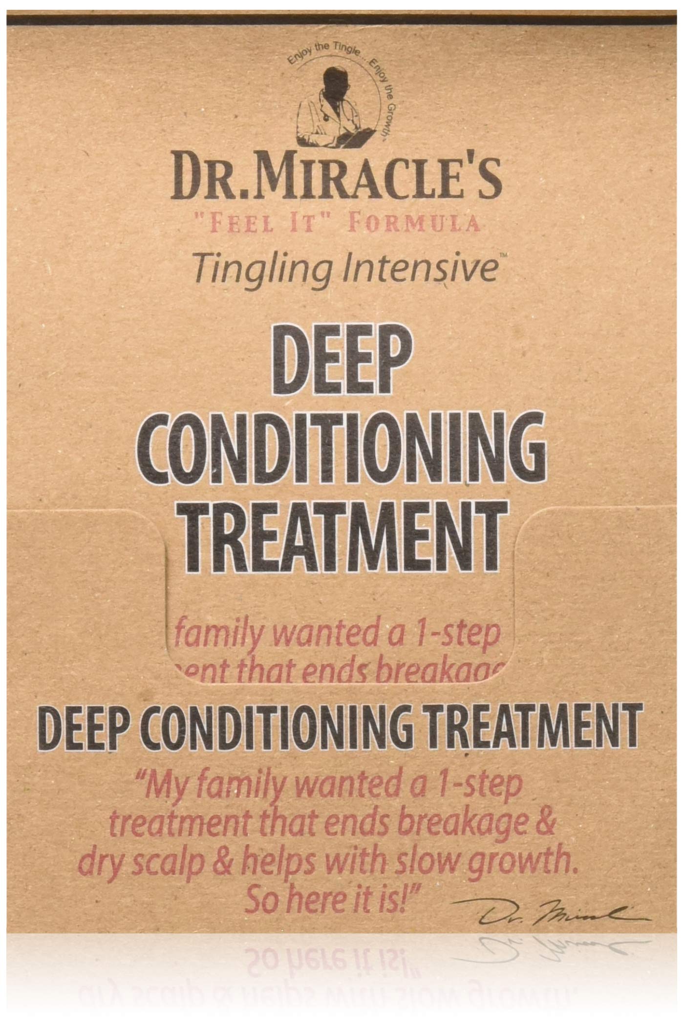Dr. Miracle'sFeel It Formula Deep Conditioning Treatment, 1.75 oz (Pack of 12)