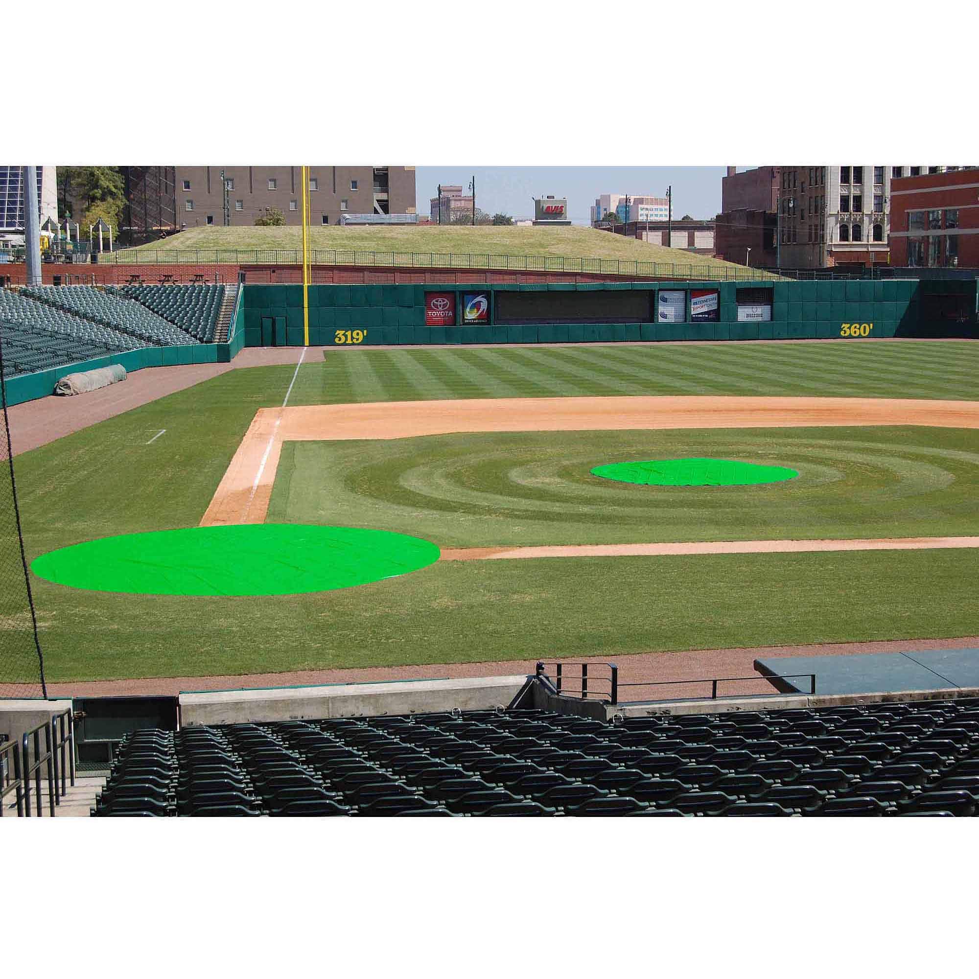 Trigon Sports Spot Round Rain Covers, Poly Green, 18-Feet/6-Ounce