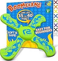 Vista 14 de Refresh Sports Boomerang para niños y adultos, suave, duradero, fácil de tirar y atrapar, para edades de 4 a 8 años, para exteriores, playa, juego