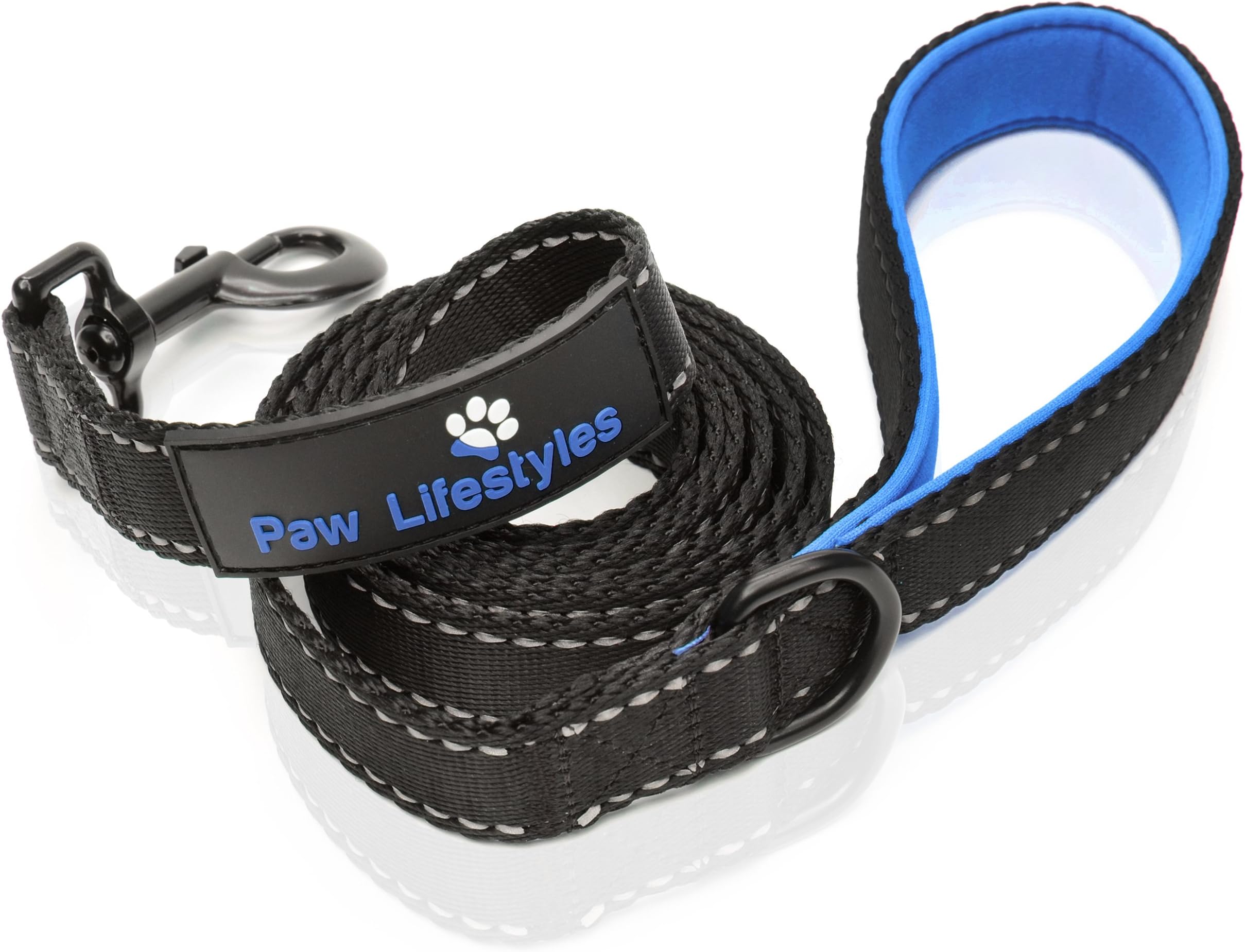 Extra Heavy Duty Dog Leash - 6ft Long - 3mm Thick, Soft Padded Handle for Comfort - Perfect Leashes for Medium and Large Dogs