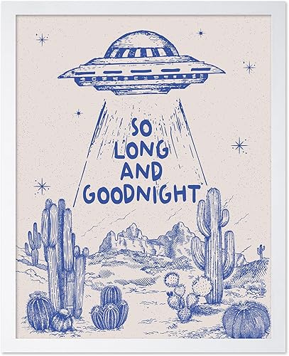 Vista 28 de Poster Master Blue Did Ya - Póster con estampado retro de vaquero - Arte occidental - Arte moderno - Decoración de pared de baño humorística - 2-Azul