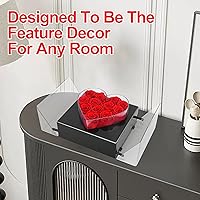 Vista 6 de Forever Flowers Rosas preservadas en una caja - Flores eternas - Flores preservadas Ramo de rosas rojas - naturales Ramo De Flores Eternas Rosas