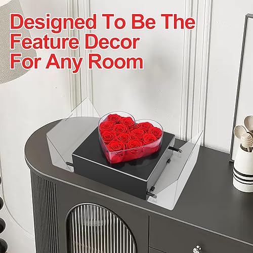 Miniatura 6 de Forever Flowers Rosas preservadas en una caja - Flores eternas - Flores preservadas Ramo de rosas rojas - naturales Ramo De Flores Eternas Rosas