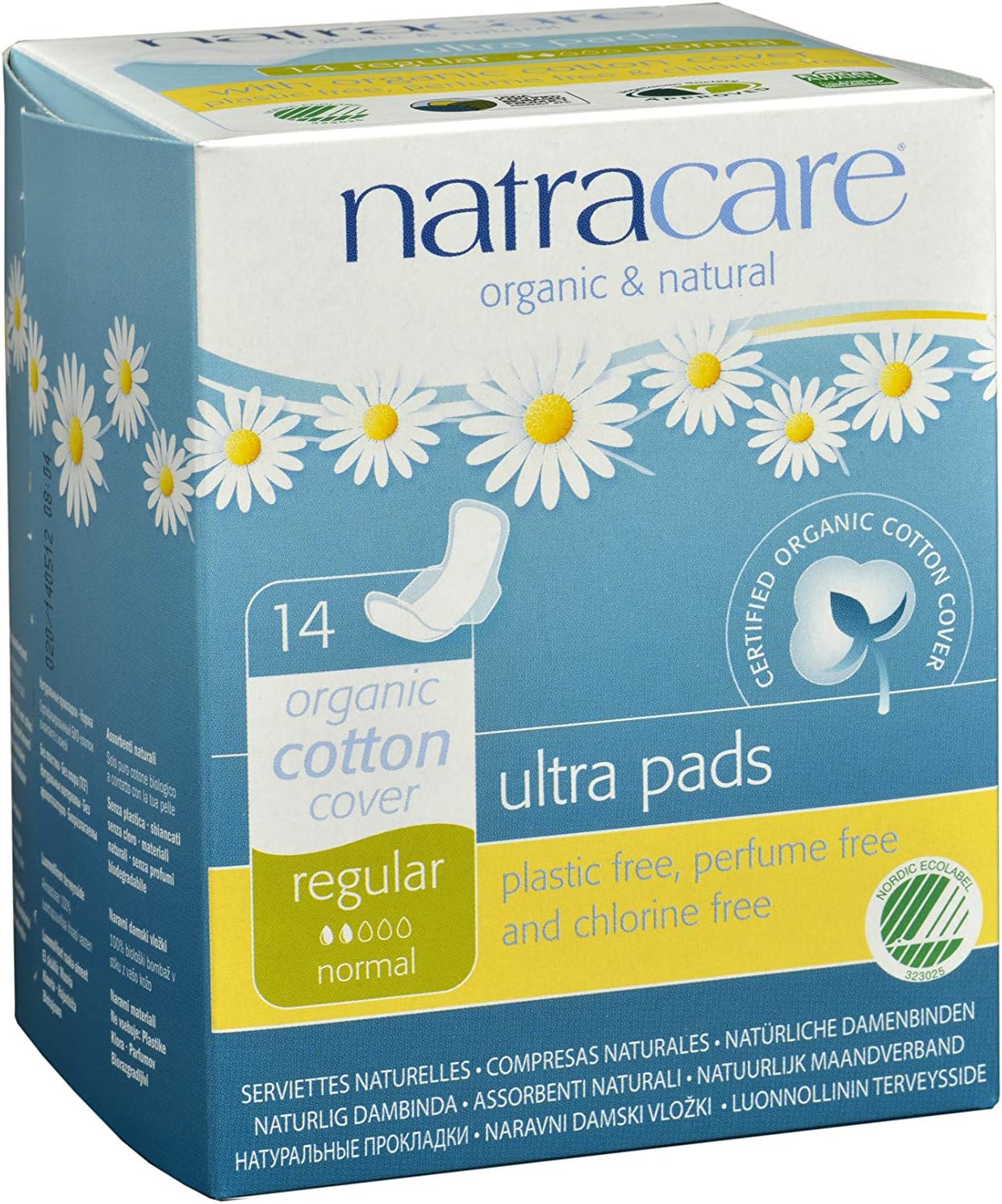 Natracare Pads Ultra with Wings 14 ct (2 Pack)