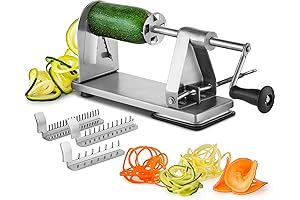 MITBAK Industrial-Grade 3-Blade Zoodle Maker For Low-Carb and Vegan Zoodles