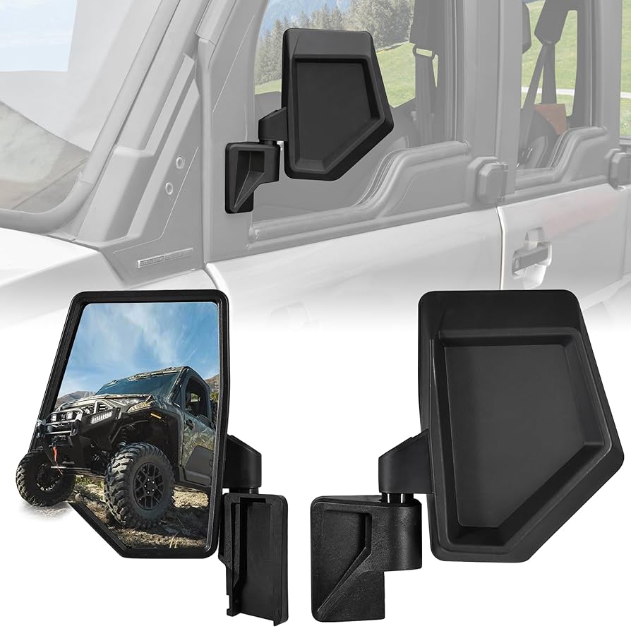 Amazon.com: SAUTVS Adjustable Side Mirrors for Polaris