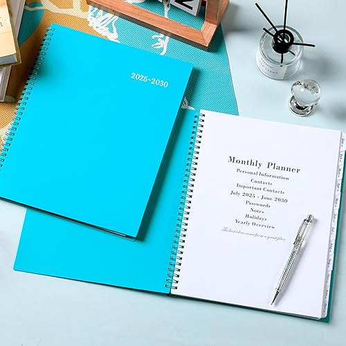 Miniatura 8 de Agenda mensual 2024-2028, calendario mensual de 5 años, enero de 2024 a diciembre de 2028, 9 x 11 pulgadas, bolsillo de doble cara + cubierta de