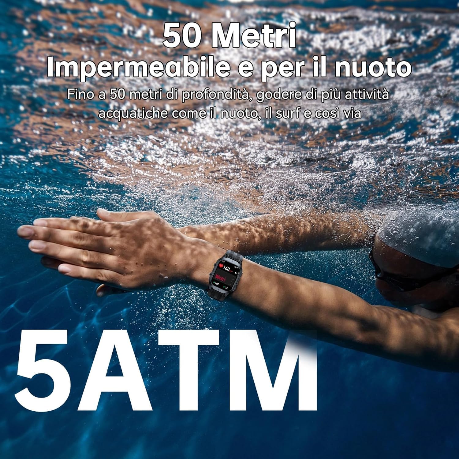 OUKITEL BT20 Smartwatch displaying various health monitoring data