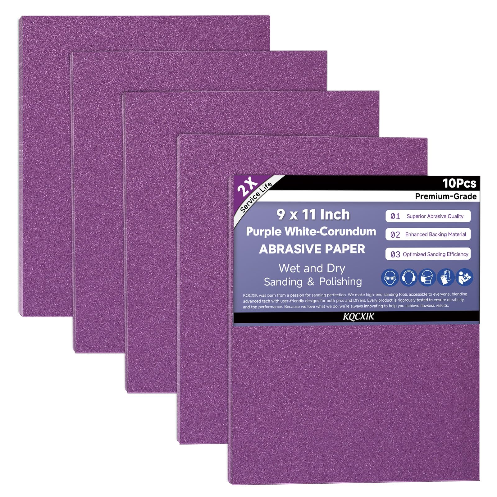 Premium Sandpaper Assortment - 80 to 2000 Grit -31