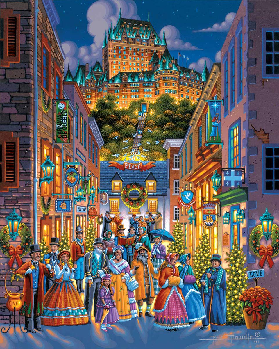 Dowdle Jigsaw Puzzle - Quebec Holiday - 1000 Piece