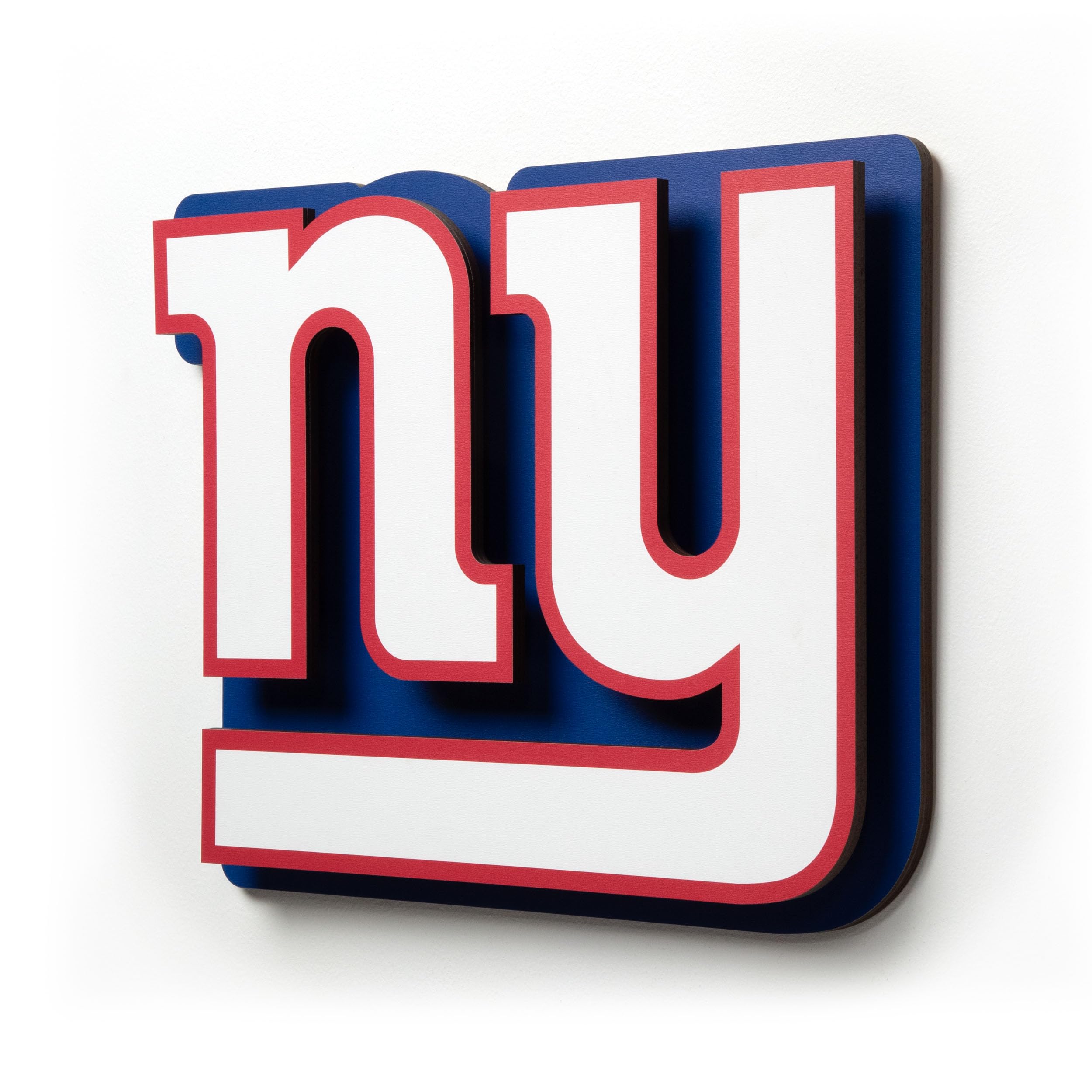 YouTheFan NFL New York Giants 3D Die-Cut Wall Art, precision-crafted and laser-cut in the exact shape of your team’s logo, multiple layers, ready-to-hang and officially licensed