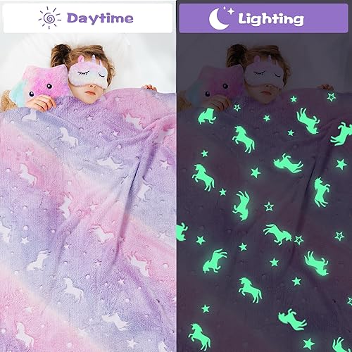 Miniatura 3 de DOZZIOR Regalos de unicornio para niñas de 6 a 8 años, ideas de regalo de cumpleaños para niñas de 6, 7, 8, 9, 10 años, canasta de regalo de