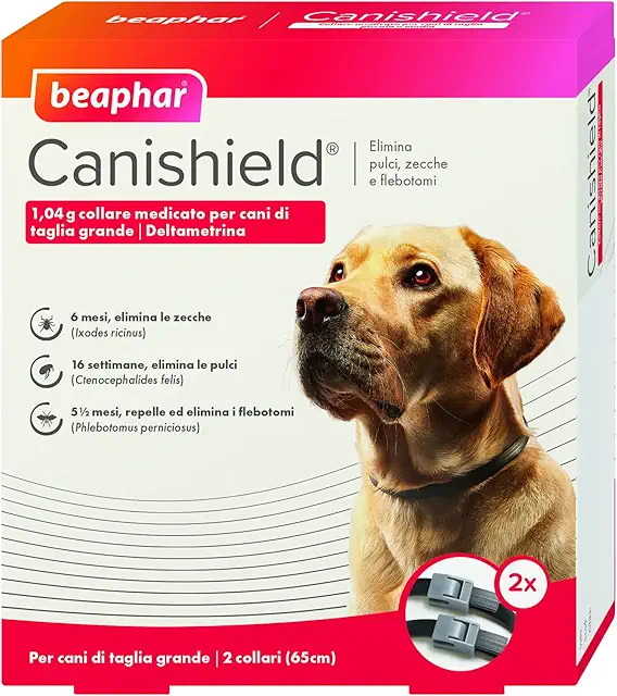 Collare Antiparassitario Seresto per Cani Oltre 20 kg - 2 Pezzi da 65 cm