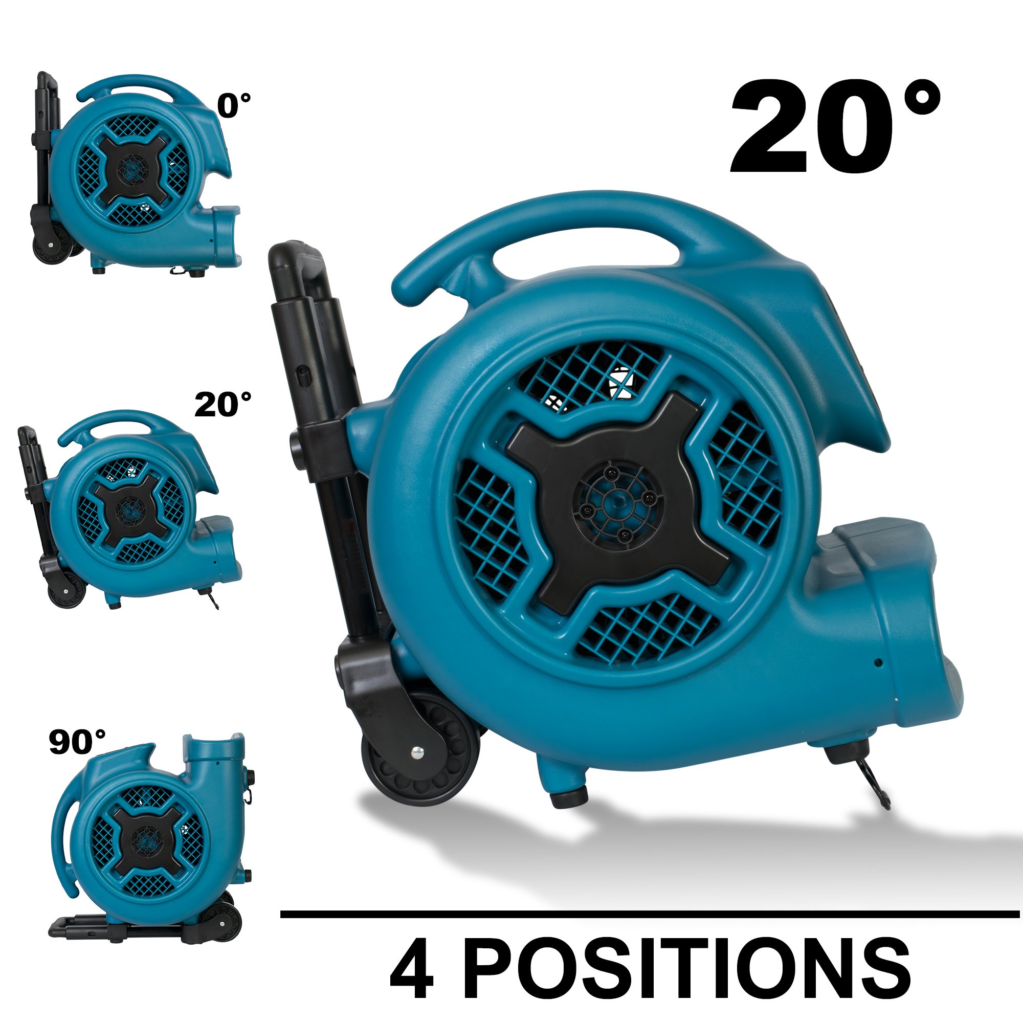 XPOWER 1HP X830H AIR MVR WHLS