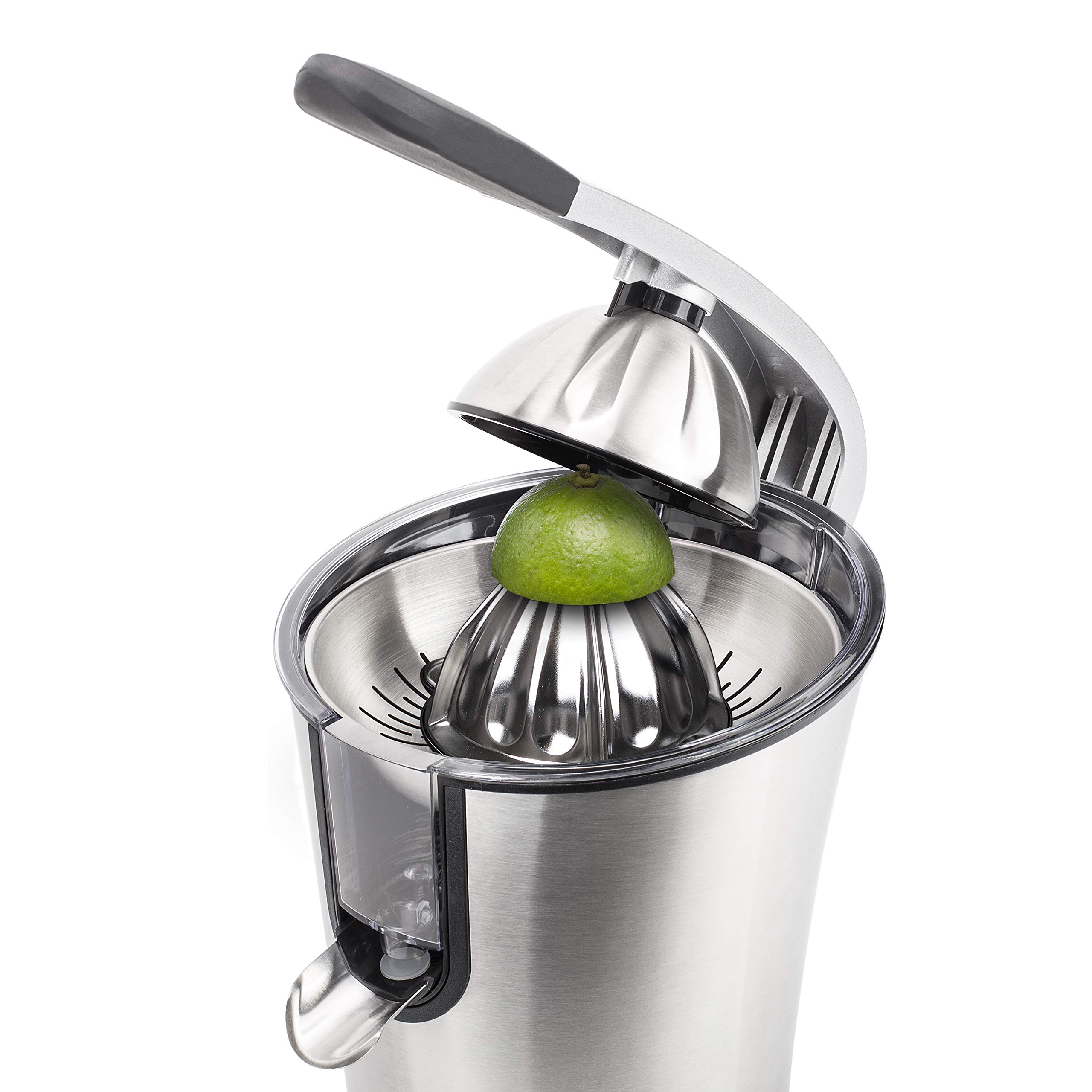 Princess Master Juicer Pro Edelstahl Presskegel Rostfreier Edelstahl Silber