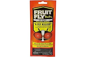 4 Month Fruit Fly Trap for Indoors and Outdoors - Defense Against...